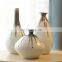 modern 3pcs a set porcelain jingdezhen white pottery ceramic vase