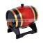 5L Oak Barrels Wooden Barrel Wine Barrels for Storage Aging Wine Whiskey Spirits
