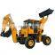 Multi purpose farm mini tractor backhoe front end loader for sale