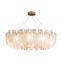 Hotel Villa Project Decorative Pendant Lighting Indoor Luxury Glass Chandelier Postmodern Ceiling Pendant Lamp