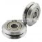 Factory supply Double Row guide wheel bearing  RM4-2RS W4X V groove track roller bearings