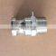 Sanitary Stainless Steel Camlock and Groove Adapter X Male NPT Type F