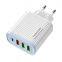 3Usb+PD Ports High Speed EU US Wall Charger Travel Adapter For Iphone 7 8 11 For Samsung Android phone PC