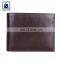 Anthracite Fittings Fashion Style Hot Selling Genuine Leather Women Wallet for Men