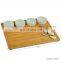 New Design High Quality With Cheese Knives Set Premium Bamboo Cheese Board