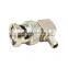 Factory Outlet Waterproof BNC Male Angled Crimp RG58 Cable RF Coaxial Connector BNC Connector for RG58