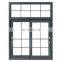 American standard modern aluminum sliding window with grill design waterproof and soundproof function