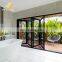 North America standard most popular aluminum exterior bi-folding  doors with Heat insulation function