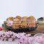 TRIONFO mini cast iron cookware set with wooden handle set