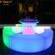 rechargeable waterproof IP68 outdoor led cube furniture glowing multicolor change different mode light furniture chair popular