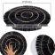 Natural Seagrass Placemat, Black Round Woven Placemats for Dining Table Round Braided Placemat Set 4 Manufacturer