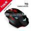 500HZ 4800DPI professional wireless bluetooth optical gaming mouse