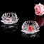 Lotus Crystal Glass Tea Light Tealight Pillar Votive Candle Stick Holder Stand For Wedding Home Decor