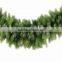 Green PVC Garland with Balls Oranments/Hot Selling 2014 wholesale Flocked christmas garlands wreaths