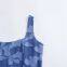 Spring new dress, women's print, slim fit and slimming, casual suspender design, niche and versatile