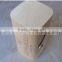 Unifinished birch veneer bark wooden box cylindrical wooden bark box