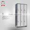 WLS metal gym locker 6 door metal industrial storage lockers