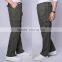 Leisure style mens 100% cotton trousers