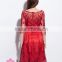 Latest design one piece girl party dress beautiful lace women fashion maxi club dress