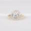 Luxury Flower Shap Diamond 925 Silver Ring for Women 10 Years Experience Wholesale