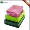 Luxury paper card merci chocolate box with clear cover