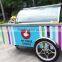 mobile food trailer cake showcase ice cream cart for sale