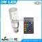 3w RGB acrylic multi color changing led night light