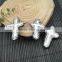 LFD-0010B Druzy Pearl Pave Rhinestone Cross Connector Beads Diy Jewelry Making