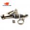 2.5 inch type y 304 Stainless steel electric exhaust cutout vacuum valve with switch