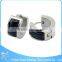 Wholesale cheap stainless steel jewelry, fashion jewelry earrings, black stone earrings for men