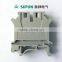 UK 6sq electrical wiring connector din rail terminal block
