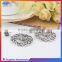 Fashion Silver Earrings With Zircon Decorative for Women