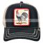 Custom embroidery patch cock baseball cap with mesh