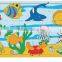 2014 popular child toy silk screen printing 21 pcs wild animal tree river design jigsaw puzzle machine