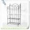 KZ12161 Wrought Iron Tier 5 Tall Standing Kitchen Rack Corner Rack