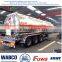 aluminum fuel tank trailer 4 cbm, 30 tons fuel tanker trailer