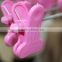 Cheap colorful mental plastic trouser hanger heart-shaped with clips factory