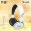 2015 new stereo portable headphone cell phone laptop Tablet PC leather headphone
