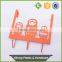 Colorful Cute Design Metal Hanger With 3 Hooks Over The Door