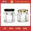 Food use 1.5oz mini hexagon glass jar for home