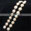 Cheap Plastic Pearl Beaded Lace Trim for Wedding Dress