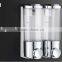 Hanging plastic double liquid hand soap hotel to soap liquid soap box
