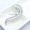 Platinum Plated Vintage Scarf Pin Sparkling Brooch With AAA+ Cz Micro Pave Setting for Women and Men