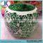 Mosaic Decorative Crackle Glass Himalayan Salt Candle Holder