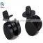 2016 Novelty Sales 30mm Black Nylon Swivel Furniture Twin Plastic Caster Wheels