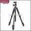 Q304 Camera tripod w fluid damping ballhead Professional telescope stable Aluminum 360 video camera tripod camera accessories