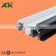 3-Circuit 4 wires recessed Track rail for 50W COB led track lighting