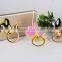 All Metal Gold Lovely Dog Finger Clip Holder Stand for Cell Phone