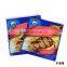 Custom printed three side seal bag, spice packaging bag with zipper