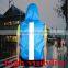 high visibility reflective bagpack with attached hood for safety protection and rainproof